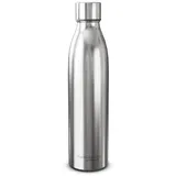 Thermos Einhand Isolierflasche TC Bottle Automatic Edelstahl Silber