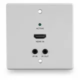 Lindy 70m Cat.6 HDMI 4K60, IR & RS-232 HDBaseT EU Wall Plate Extender, Transmitter HDMI®, Infrarot Extender (Verlängerung) 70m