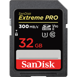 SanDisk Extreme Pro SDHC/SDXC UHS-II U3 V90 32 GB R300/W260