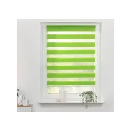Lichtblick Duo Rollo / Doppelrollo Klemmfix 60 x 150 cm grün