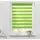 Lichtblick Duo Rollo / Doppelrollo Klemmfix 60 x 150 cm grün