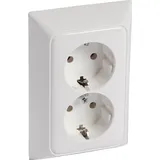 Legrand Schuko-Steckdose 2-fach Unterputz Weiß 1 St.