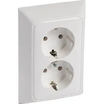 Legrand Schuko-Steckdose 2-fach Unterputz Weiß 1 St.