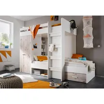 Begabino Hochbett Maxi weiß