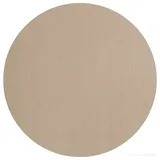 Asa Selection Tischset Leather Optic Fine Ø 38 cm Kunststoff Grau Stone