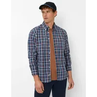 Brax Herren Hemd Style DANIEL thyme, dunkelblau, Gr. XXL