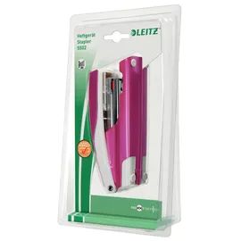 Leitz NeXXt WOW Heftgerät 5502 Halbstreifen 30 Blatt Rosa 24/6, 26/6 Metall