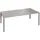 Mendler HWC-N40 Bistrotisch 180 x 80 x 73 cm hellgrau