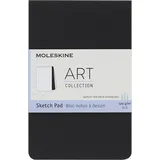 Moleskine Skizzenblock 1 9 x 14 cm schwarz
