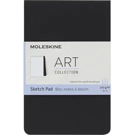 Moleskine Skizzenblock 1 9 x 14 cm schwarz
