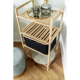 Wenko Badregal Ecori 44 x 93,5 cm Holz Schwarz