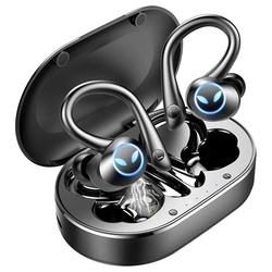 Gontence Bluetooth-Sportkopfhörer,In-Ear 5.1 kabelloser Bluetooth-Kopfhörer Bluetooth-Kopfhörer (Voice Assistant, Bluetooth, (Bluetooth, Voice Assistant, Bluetooth, Stereo) schwarz