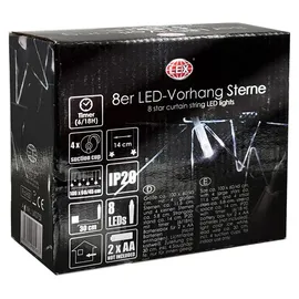 INDA-EXCLUSIV Lichtervorhang LED 1 m Kaltweiß