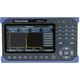 Telestar 5401254 Pegelmessgerät, DVB-S/S2/T/T2/C, MPEG-2/MPEG-4, 7'' LCD Display