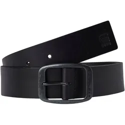 Ledergürtel G-STAR "GS Gürtel Mett", Damen, Gr. 105, schwarz (schwarz, schwarz), Rindsleder, elegant, Gürtel
