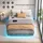 VASAGLE Bettrahmen 140 x 200 cm, mit LED-Beleuchtung, Bettgestell,