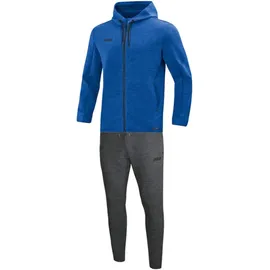 Jako Premium Basics Jogginganzug mit Kapuze royal meliert L