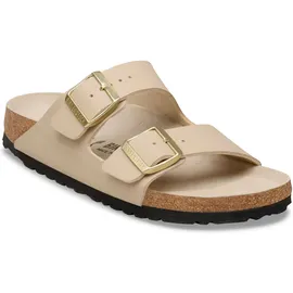 Birkenstock Arizona Birko-Flor schmal triples sandcastle/oyster 42