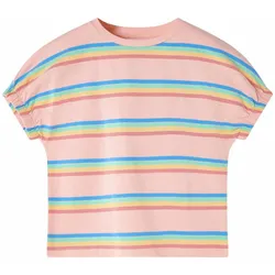 Kinder-T-Shirt Pfirsichrosa 128