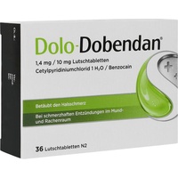Reckitt Benckiser Deutschland GmbH Dolo-Dobendan 1,4 mg/10 mg Lutschtabletten