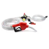 OUKANING 175W 45L/min Dieselpumpe Heizölpumpe mit Automatik Pistole selbstansaugend Ölpumpe 12V Diesel Kraftstoff-Umfüllpumpe Ölabsaugpumpe Kraftstoffpumpen