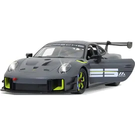 Jamara Porsche 911 GT2 RS Clubsport 25 1:14 grau 2,4GHz Tür manuell -transparente Windschutzscheibe, LED Licht, RC-Auto