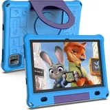 Lipa WQ01 Kindertablet Blau 10,1 Zoll - Kinder 64 GB Speicher 3 großer Bildschirm Vorinstallierte Spielesoftware Play Store Einstellbarer Kindersc... - Blau