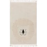 Lytte Momo Kinderteppich 120 x 180 cm Beige/Weiß