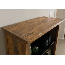 MASSIVMOEBEL24.DE Standregal 100 x 45 x 175 cm Beige