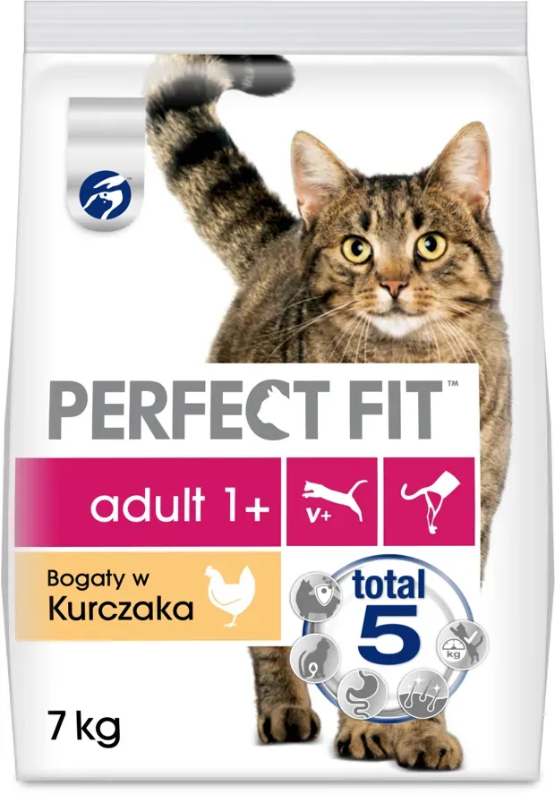 PERFECT FIT (Adult 1+) 7kg Trockenfutter mit viel Huhn für ausgewachsene Katzen (Rabatt für Stammkunden 3%)