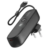 SBS Powerbank Hybrid 5000 mAh PD 20W mit integrierter Buchse