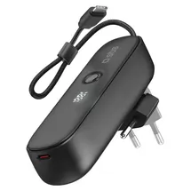 SBS Powerbank Hybrid 5000 mAh PD 20W mit integrierter Buchse