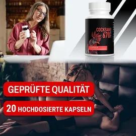 Pharma Health Cocksan 670 L-Arginin / Maca Kapseln 20 St.
