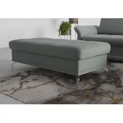 Polsterhocker INOSIGN "Palm Beach", grau, B:133cm H:47cm T:72cm, 100%Polyester, Hocker, passend zur Polsterserie "Palm Beach", B/T/H: 133/72/47