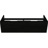 Waschtischunterschrank Sanox Frozen Frontfarbe black oak BxHxT 120 x 40 x 45 cm