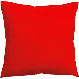 schlafgut Kissenbezug Woven Satin 40 x 40 cm Rot
