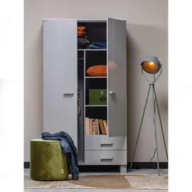 Woood Dennis Garderobenschrank 111x55x202 grau