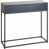 Haku-Möbel Konsole 80 x 28 x 77 cm schwarz
