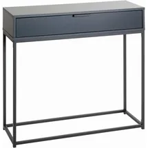 Haku-Möbel Konsole 80 x 28 x 77 cm schwarz