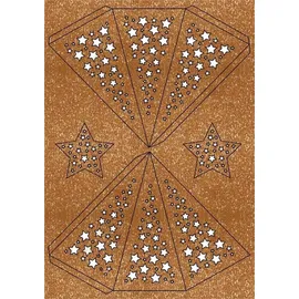 Ursus Modena-Stern Stars Bastelset 220 g A4 kupfer