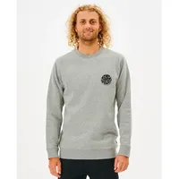 Rip Curl Wetsuit Icon Crew Sweatshirt - Grey Marle