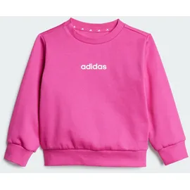 adidas Essentials Kids Trainingsanzug Semi Lucid Fuchsia/White 74