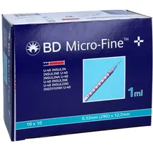 ACA Müller / ADAG Pharma BD MICRO-FINE+ Insulinspr.1 ml U40 12,7 mm