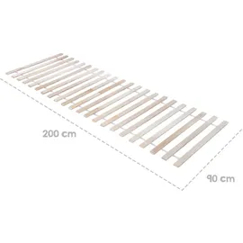 roba Hausbett 90 x 200 cm Holz massiv weiß