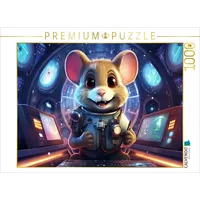 Calvendo Puzzle Bernhard - Die Raumfahrer Maus auf einer