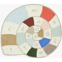 OYOY Mini Nautilus Teppich beige / weiß