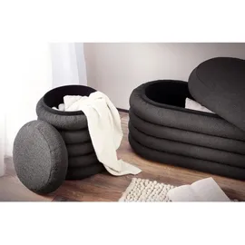 SalesFever Polsterhocker 108 x 42 x 45 cm Grau