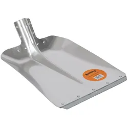 Aluschaufel 36cm, Größe 9, robust 2mm stark, mit Stahlkante