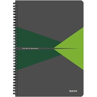 Leitz 46470055 Office Collegeblock A4 kariert, spiralgebunden mit Karton