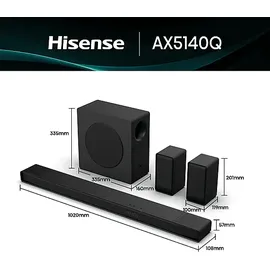 Hisense AX5140Q Schwarz